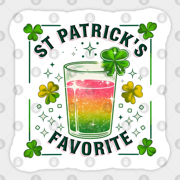 Lucky Vibes: Celebrate St. Patrick’s Day in Style Sticker by Steve